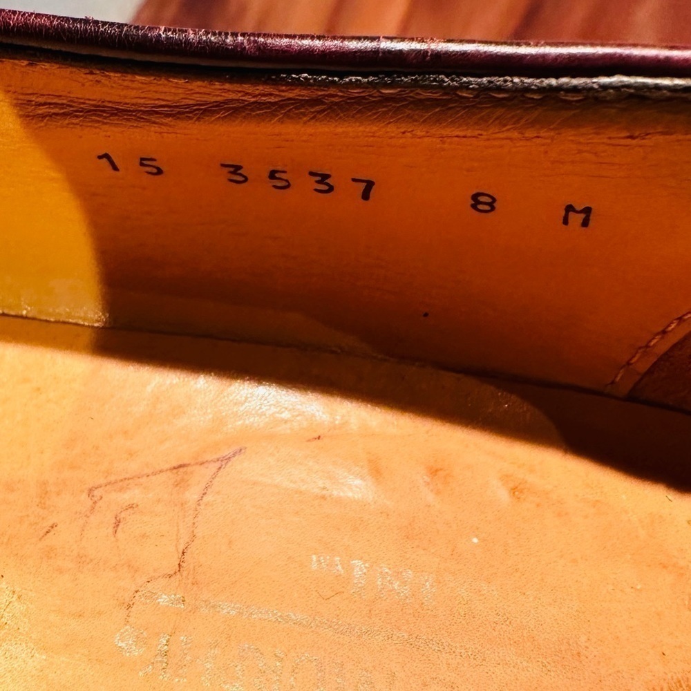 Johnston & Murphy Cellini Burgundy Loafers - Picture 7 of 13
